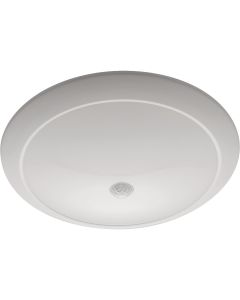 Halo 9 In. White Integrated LED Recessed Light Fixture with Motion Sensor