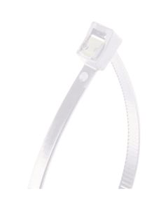 Gardner Bender Cutting Edge 11 In. x 0.169 In. Natural Nylon Self-Cutting Cable Tie (50-Pack)