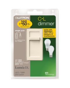 Lutron Lumea CL Light Almond 120 VAC Wireless Dimmer