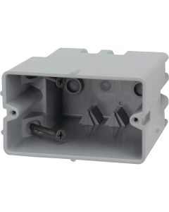 Madison Electric Smart Box 1-Gang Horizontal PVC Molded Original Wall Box