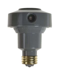 Amerelle Screw-In Gray Floodlight Photocell Lamp Control