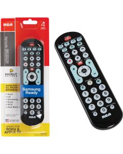 RCA 4-Device Universal Black Big Button Remote Control