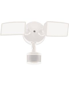 Halo Lumen Selectable White Square Head Motion Activated LED Floodlight Fixture