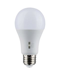 Satco 60W Equivalent 5CCT-Selectable A19 Dimmable Traditional LED Light Bulb