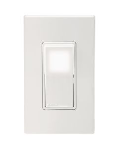 Leviton Decora 15A 120V/277V White LED Illuminated 3-Way Rocker Switch