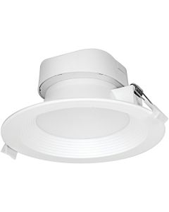 Satco 5 In./6 In. Direct Wired IC Rated White 3000K LED Recessed Light Kit