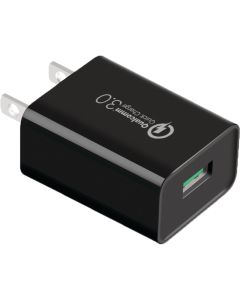 Gigastone QC3.0 Single USB Port Black Wall Charger