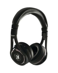 Kicker CushBT Bluetooth Wireless/Wired Black Headphones