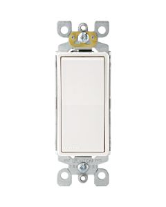 Leviton Decora Residential Grade 15A Antimicrobial Treated Rocker Switch, White