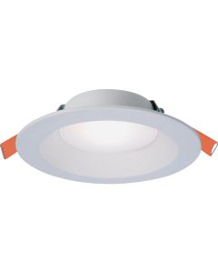 Halo 6 In. Selectable CCT Direct Mount Canless Recessed LED Downlight, White