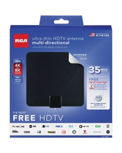 RCA Amplified Ultra-Thin Multi-Directional Indoor HDTV Antenna