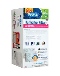 BestAir Table Top Humidifier Wick Filter (2-Pack)