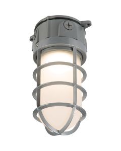Halo 17.7W LED Vapor Tight Gray Barn Light Fixture