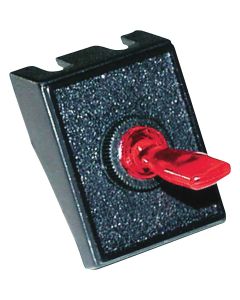 Calterm Red Male Blade 20A Toggle Switch & Panel Combination