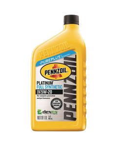 Pennzoil 5W20 Quart Synthetic Motor Oil