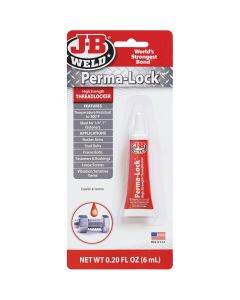 J-B Weld Perma-Lock 0.20 Oz. Red Threadlocker