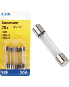 Bussmann 20-Amp 32-Volt SFE Glass Tube Automotive Fuse (5-Pack)