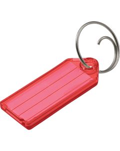 Lucky Line Transparent 2-1/4 In. I.D. Key Tag, (2-Pack)