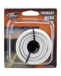 ROAD POWER 17 Ft. 14 Ga. PVC-Coated Primary Wire, White