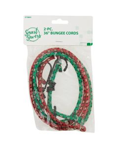 Smart Savers 6mm x 36 In. Metal with Safety End Bungee Cord (2-Pack)