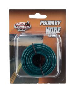 ROAD POWER 17 Ft. 14 Ga. PVC-Coated Primary Wire, Green
