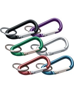 Lucky Line Assorted Colors 2-3/8 In. Small C-Clip Key Ring