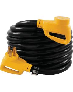 Camco PowerGrip 30 Ft. 50A 125/250V 8 Gauge Heavy-Duty RV Extension Cord