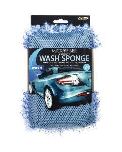 Viking 5-1/2 In. W x 8 In. L x 2-1/2 In. D 2N1 Ultimate Car Wash Sponge