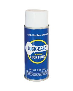 AGS Lock-Ease 3 Oz. Aerosol Spray Graphited Lock Lubricant