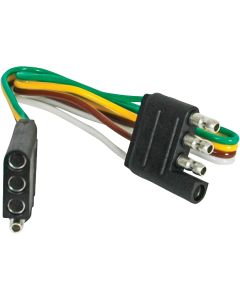 Reese Towpower 12 In. 4-Flat Loop Trailer Wiring Extension