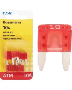 Bussmann 10-Amp 32-Volt ATM Blade Mini Automotive Fuse (5-Pack)