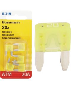 Bussmann 20-Amp 32-Volt ATM Blade Mini Automotive Fuse (5-Pack)