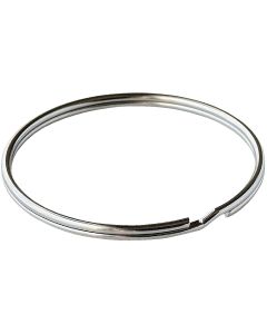 Lucky Line Tempered Steel Nickel-Plated 1-1/8 In. Key Ring (100-Pack)