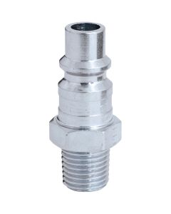 Milton 1/4 In. NPT H-Style Male Steel-Plated Plug