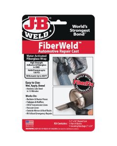 J-B Weld FiberWeld 2 In. W x 36 In. L Automotive Repair Cast Kit