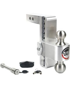 Weigh Safe 8 In. Adjustable 180 Degree Hitch Ball Mount