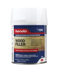 3M Bondo 1 Qt. Blue Wood Filler with Hardener