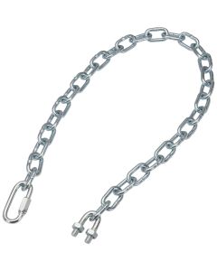 TowSmart 36 In. Towing Safety Chain with U-Bolt & Quick Link, 5000 Lb. Capacity