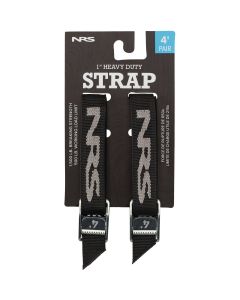NRS 1 In. x 4 Ft. Stealth Black Heavy Duty Tie-Down Strap (2-Pack)