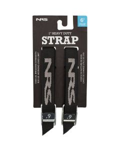 NRS 1 In. x 6 Ft. Stealth Black Heavy Duty Tie-Down Strap (2-Pack)