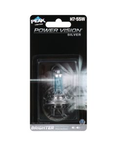 PEAK Power Vision Silver H7-55W 12.8V Halogen Automotive Bulb