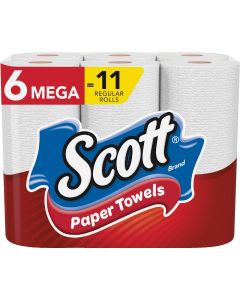 6 Roll Mega Paper Towel