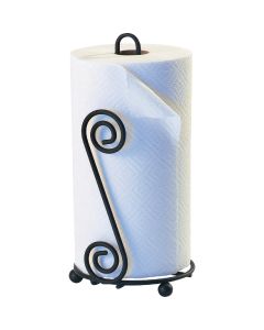 Spectrum Elegant Scroll Countertop Portable Paper Towel Holder