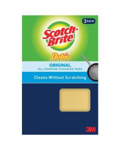 3M Scotch-Brite Dobie Cleaning Scouring Pad (3-Count)