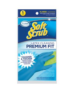Soft Scrub XL Premium Fit Latex Rubber Glove
