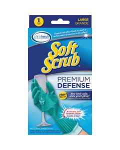 Soft Scrub Premium Defense Large Latex Rubber Glove