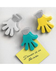 Spectrum Handi Hand- Shape Magnetic Clips (3-Pack)