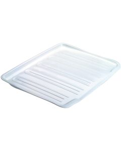 Rubbermaid 14.7 In. x 18 In. White Sloped Drainer Tray