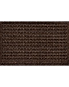 Apache Textures Walnut 36 In. x 60 In. Carpet/Recycled Rubber Door Mat