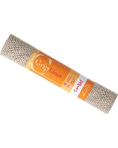 Con-Tact 12 In. x 5 Ft. Taupe Beaded Grip Non-Adhesive Shelf Liner